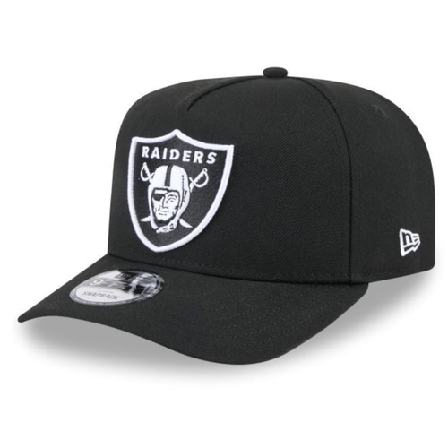 Bone Unissex New Era 9FIFTY A-Frame NFL Las Vegas Raiders Preto-60766862- -1-
